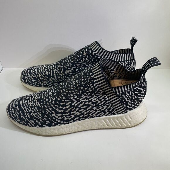 Adidas Boost Mens Sz 13 NMD City Sock 2 Zebra Slip On Shoes - Picture 3 of 8